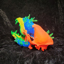 Load image into Gallery viewer, Neon Skull with Crystals - Coyote
