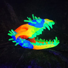 Load image into Gallery viewer, Neon Skull with Crystals - Coyote
