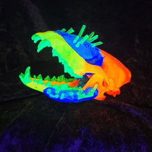 Load image into Gallery viewer, Neon Skull with Crystals - Coyote
