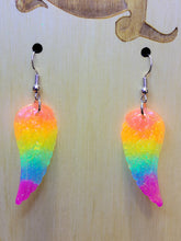 Load image into Gallery viewer, Feathered Wing Earrings Medium
