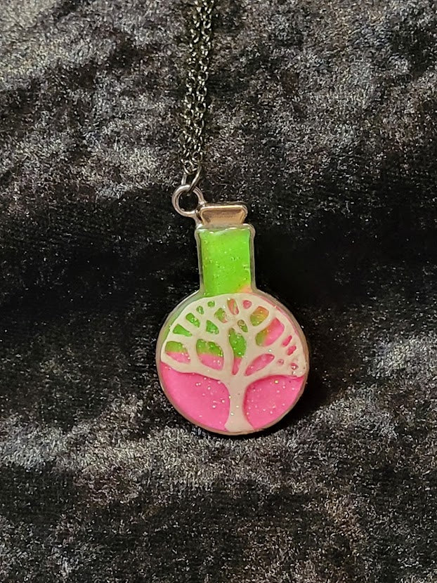 Neon Tree Of Life Potion Pendant