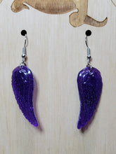 Load image into Gallery viewer, Feathered Wing Earrings Medium
